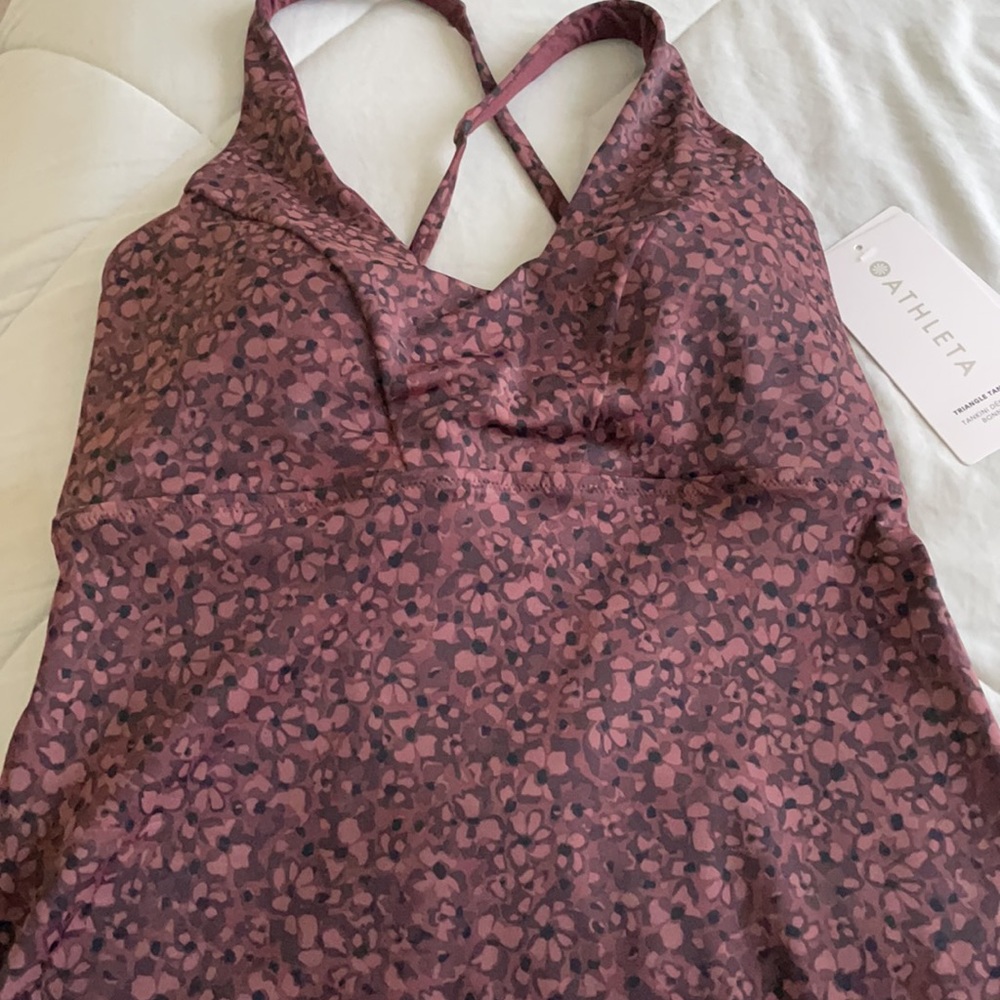 Athleta Triangle Tankini Top D-DD